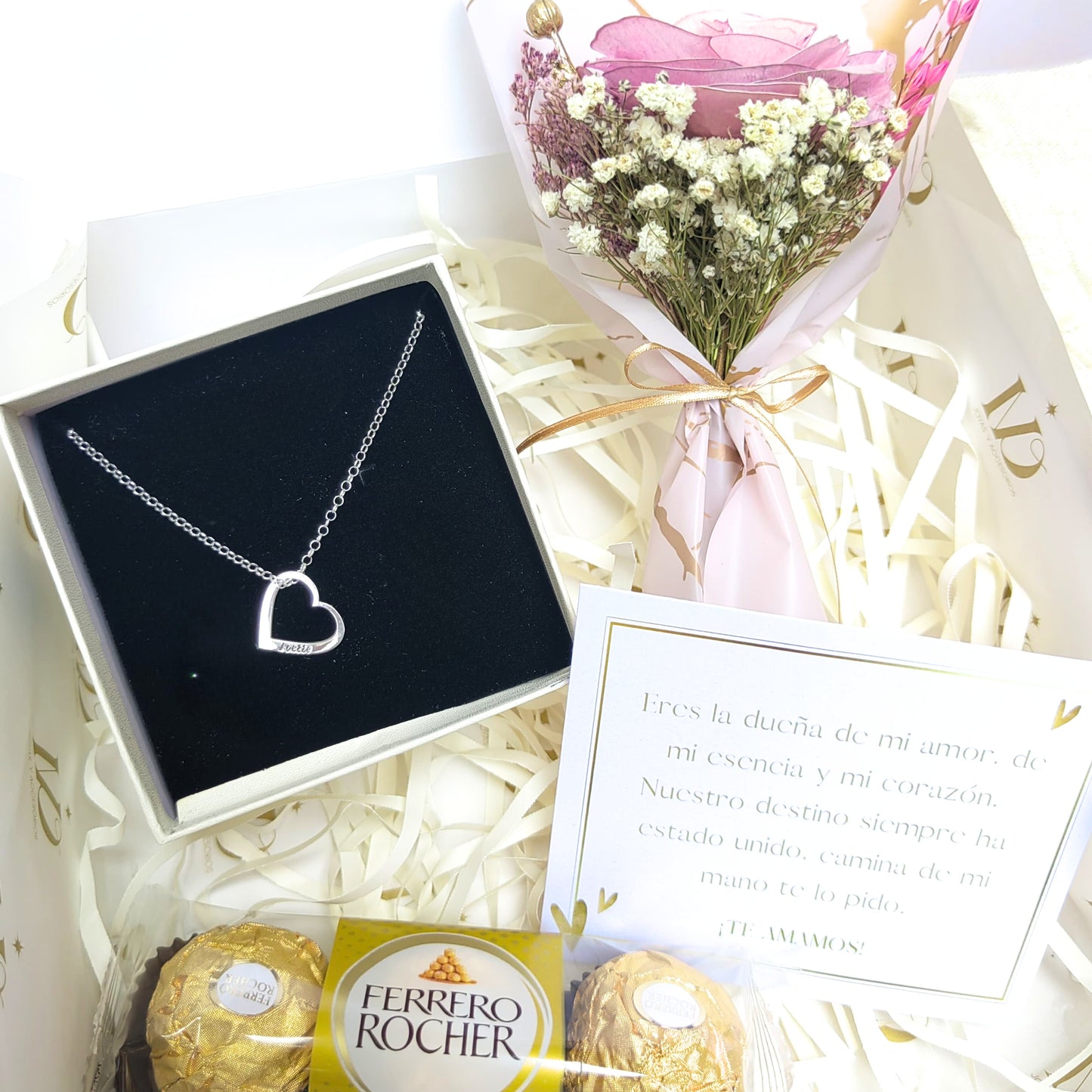 Giftbox Silver Heart