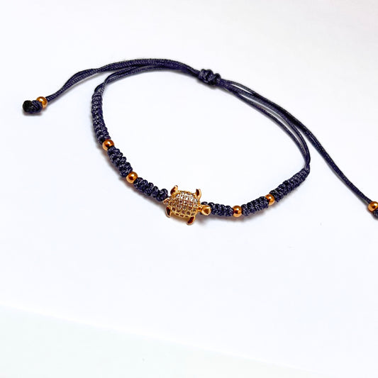 Pulsera Hilo Tejida Turtle