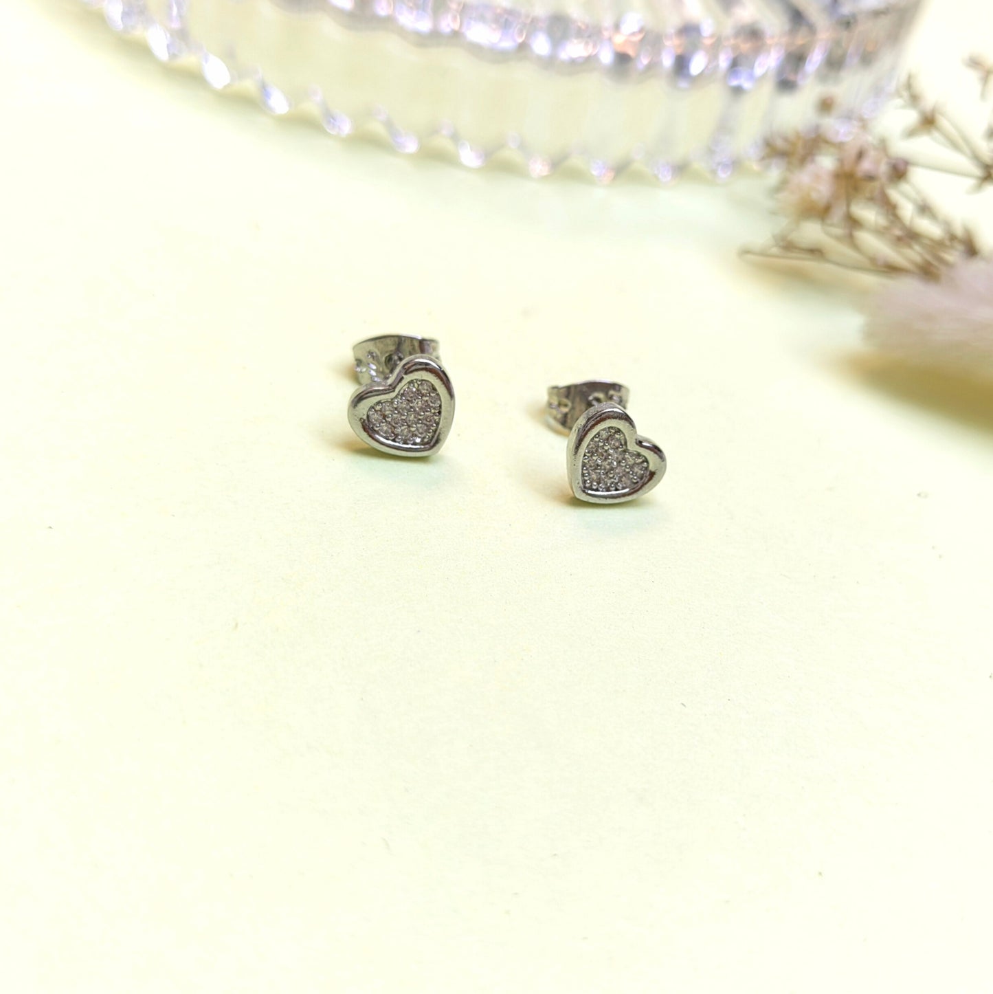 Aretes Silver Corazón