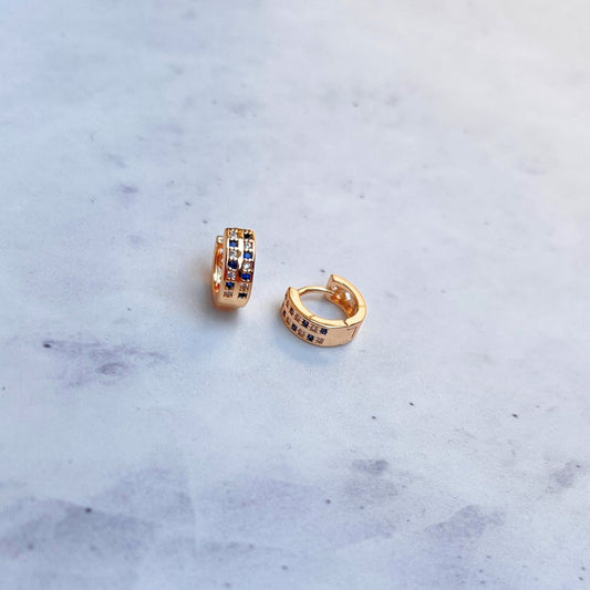 Argollas Blue Gold