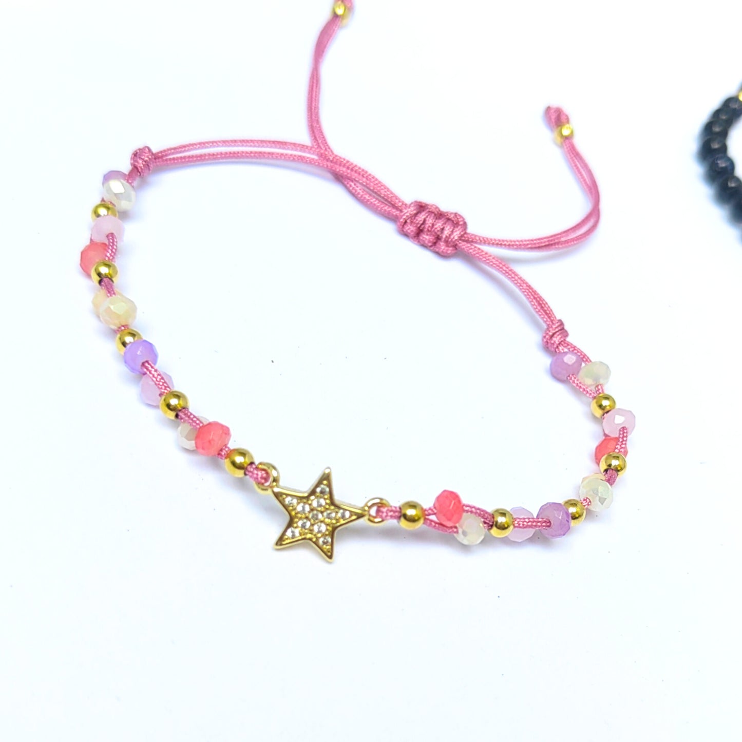 Pulsera Hilo Muranos Estrellita