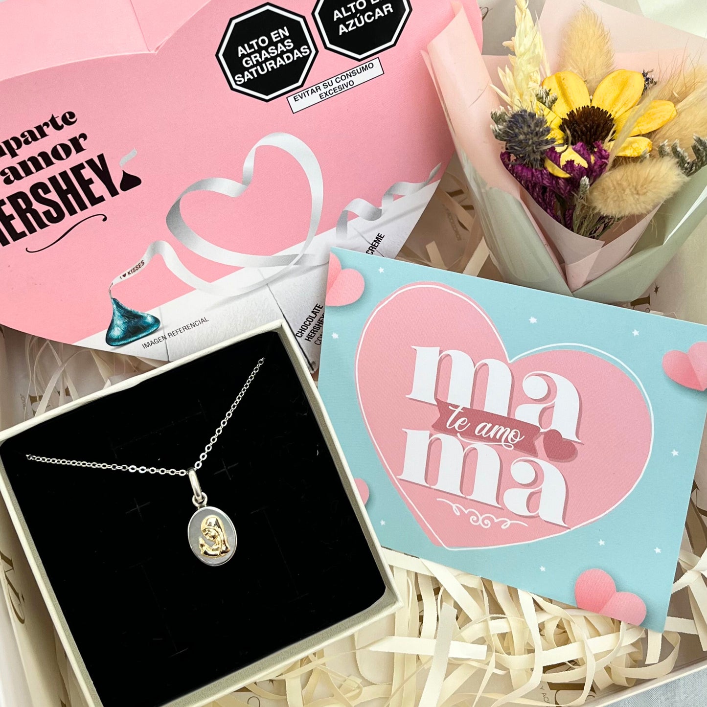 Gifbox Golden & Silver Mamá